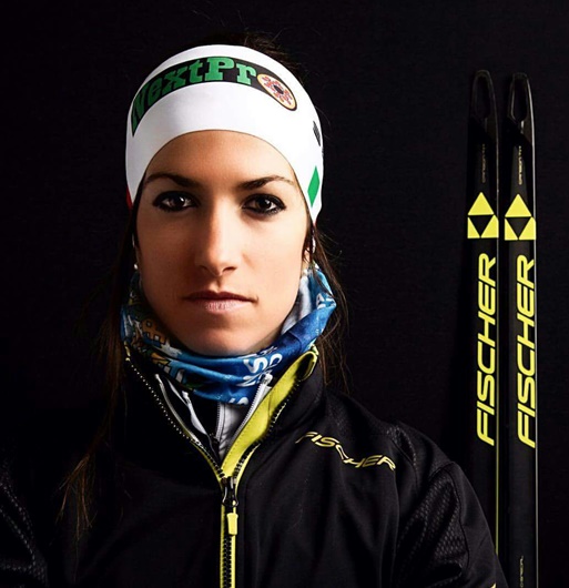 Ilaria Debertolis: Cross-country skier.