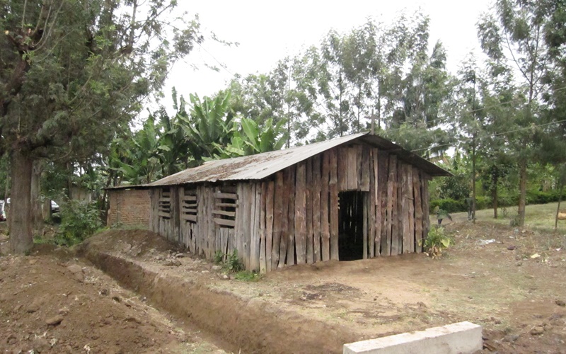 A church along the Arusha-Moshi Road.